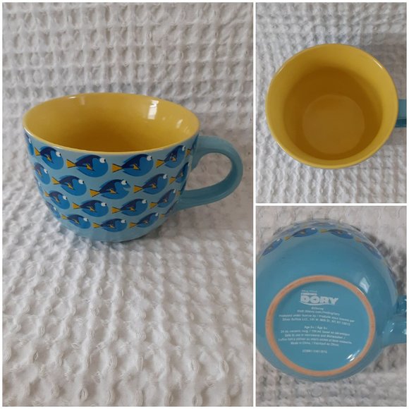 Disney Pixar FINDING DORY Blue Fish Coffee MUG Tea Soup Ice Cream 24 Ounce FUN - Picture 8 of 8